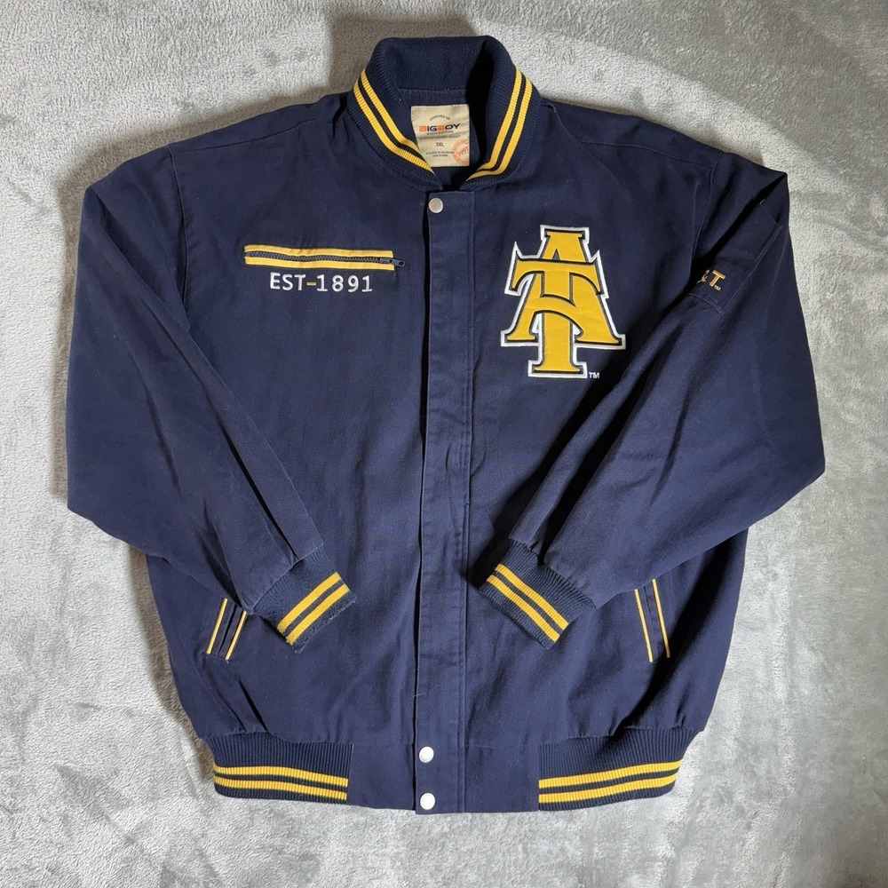NC A&T Aggies Varsity Jacket Big Logo 3XL North Carolina A&T HBCU